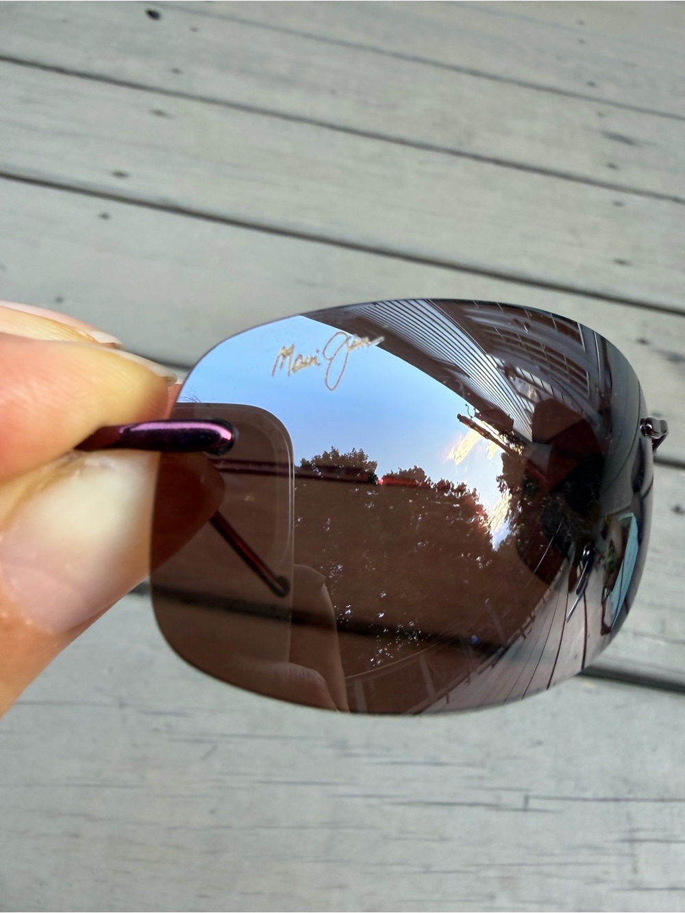 Maui Jim Honolua Bay MJ-516-02 rimless polarized sunglasses - Picture 11 of 16